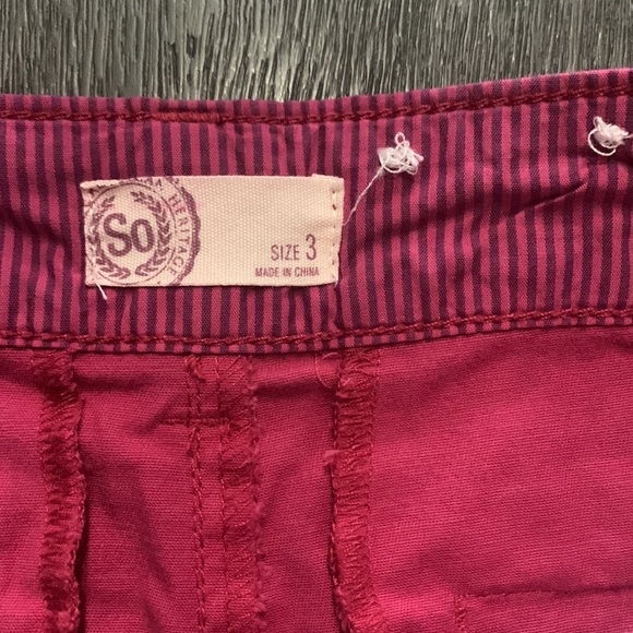 So Berry Pink Cuffed Hem Shorts - Picture 7 of 9